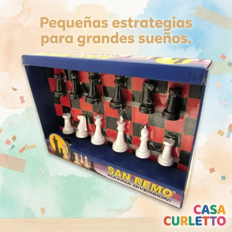 Ajedrez de lujo en caja
