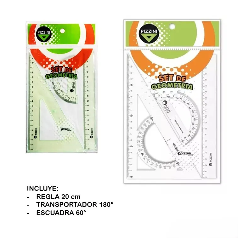 Set Geométrico Pizzini 3 Piezas 20 Cm