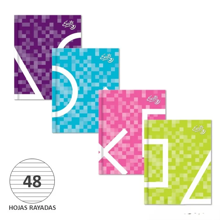 Cuaderno Tapa Dura Éxito N3 Fantasía 48 Hojas