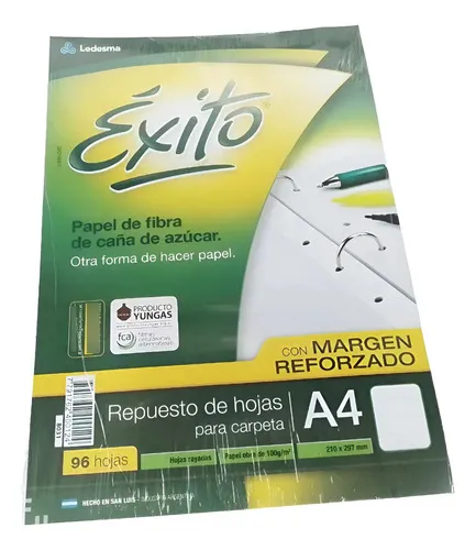 Repuesto A4 Éxito 96 Hojas