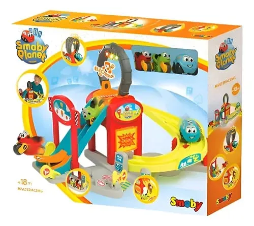 Pista de Carreras Smoby con Luz y Sonido