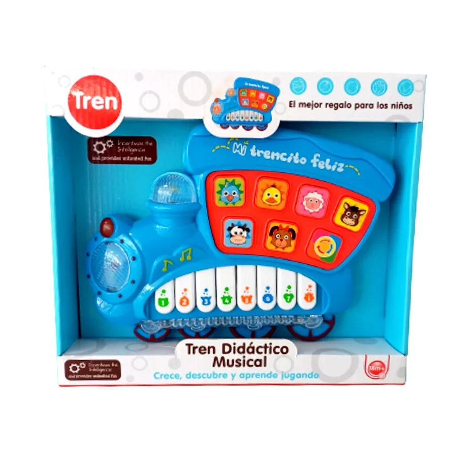 Tren con Sonidos y Luces en Caja