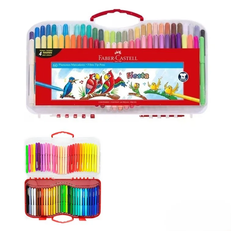 Fibra Faber Castell x60 Unidades