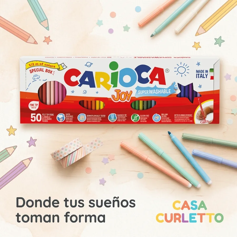 Fibra Carioca Joy x50 Unidades Largas