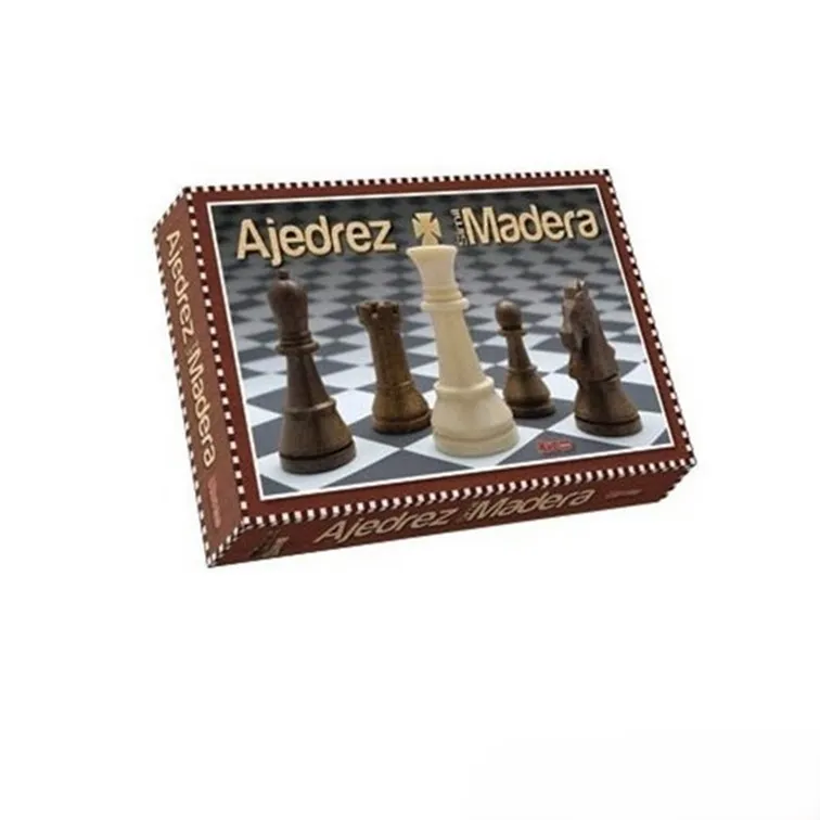 Juego Nupro Ajedrez Simil Madera 1033