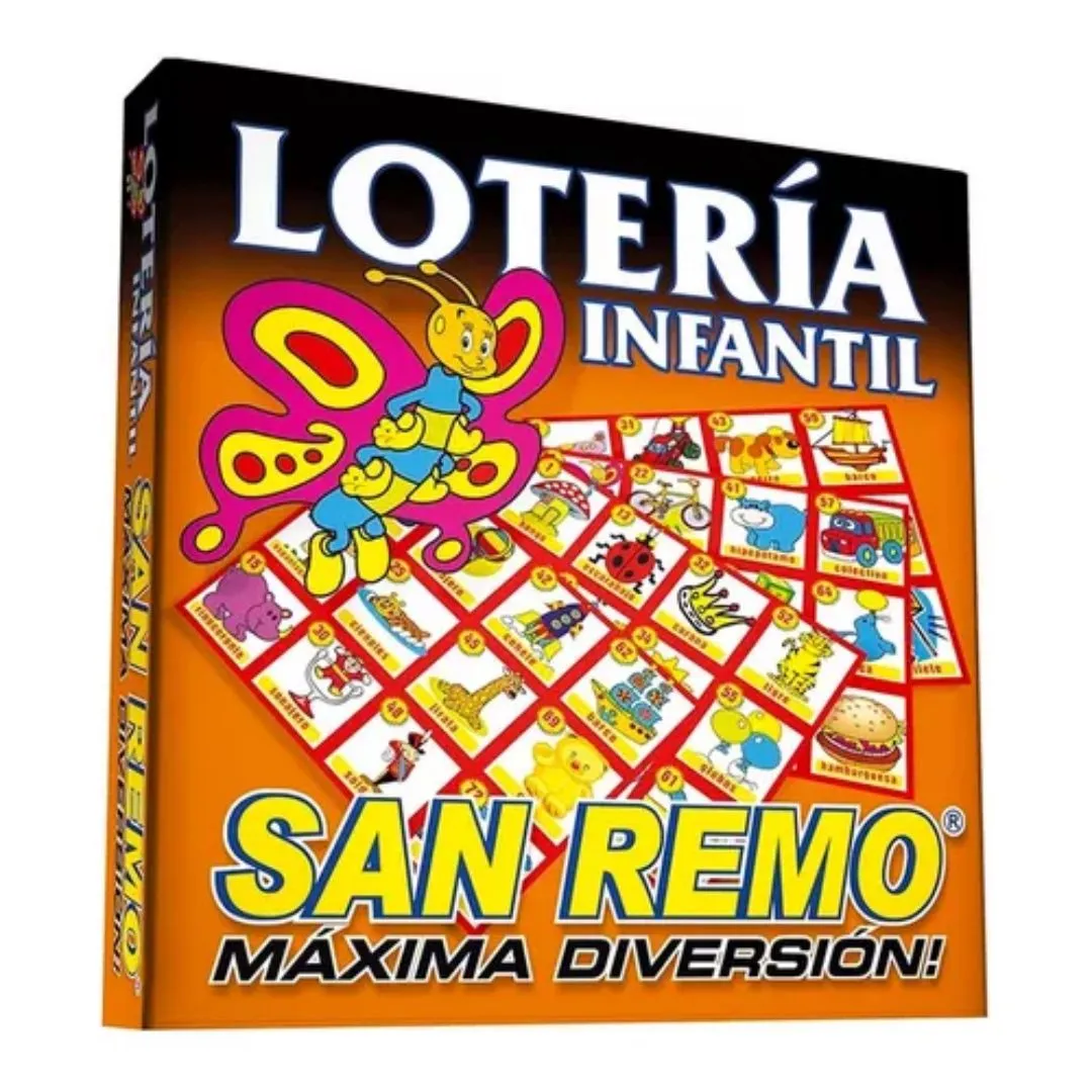 Lotería Infantil San Remo en Caja