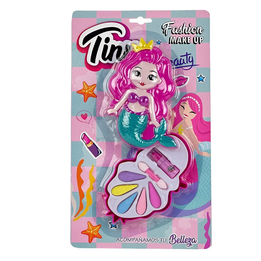 Set de Maquillaje Sirenita en Blister