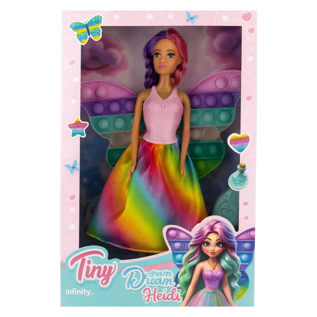 Muñeca Tiny Hada POP IT en Caja