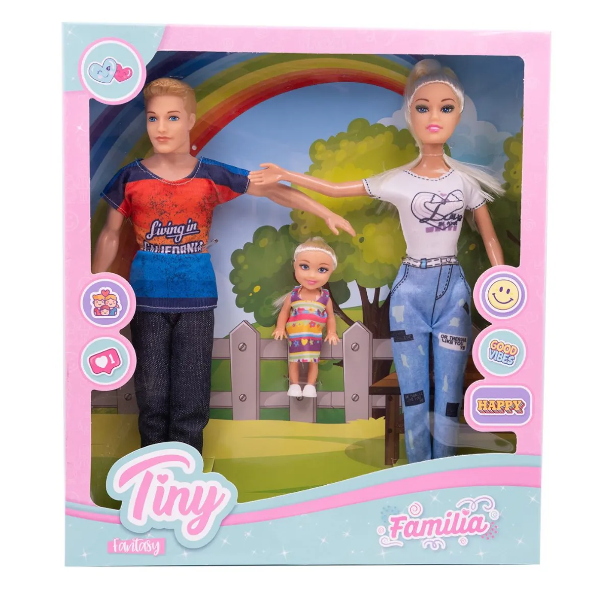 Muñeca Tiny y su Familia en Caja