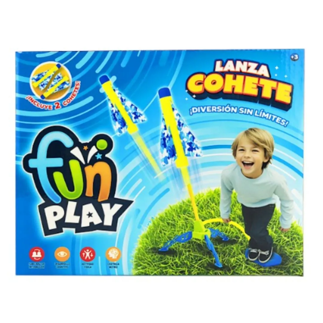 Juego Lanza Cohetes en Caja