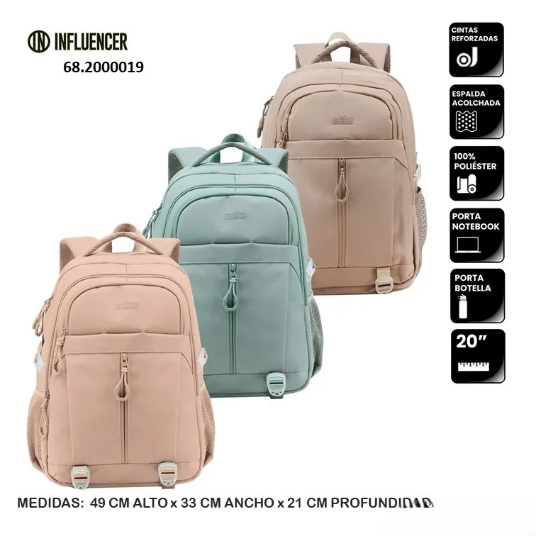 Mochila Porta Notebook Lsd 20" Influencer