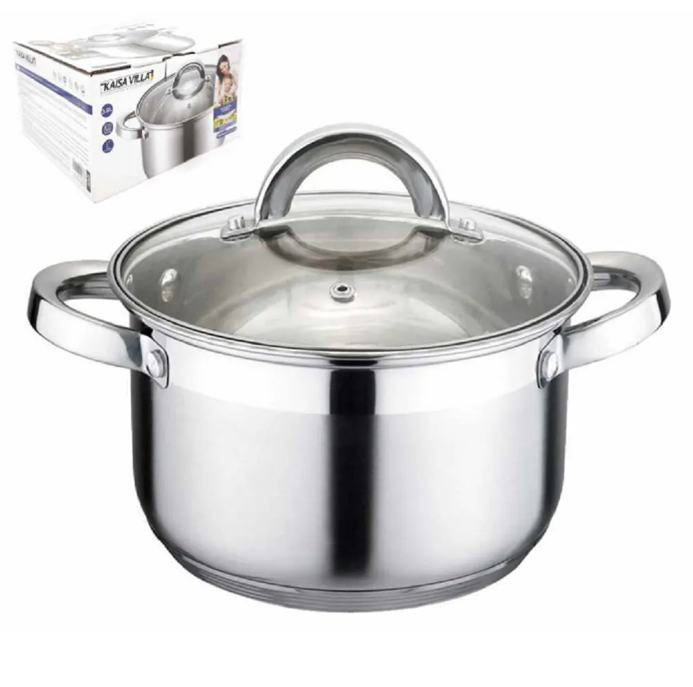 Cacerola Acero Inox Triple Fondo 26 Cm 7,9 Lts