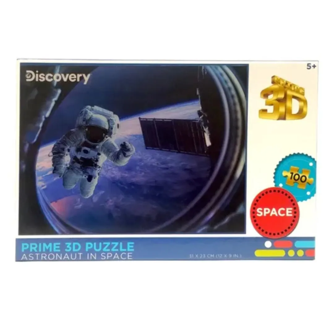 Puzzle 3D 100 Piezas Astronaut In Space 31x23 Cm