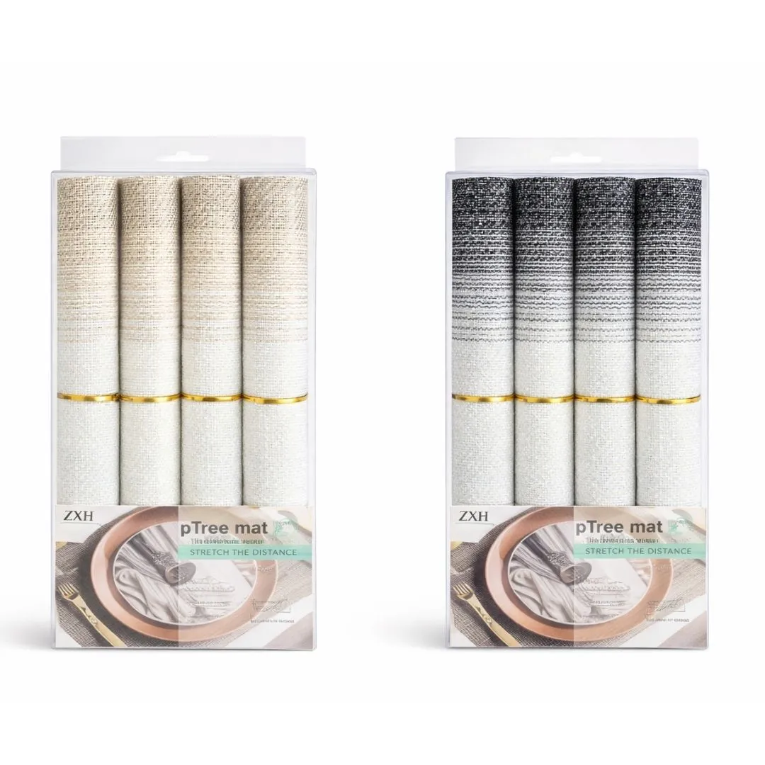 Individuales de PVC x4 Unidades