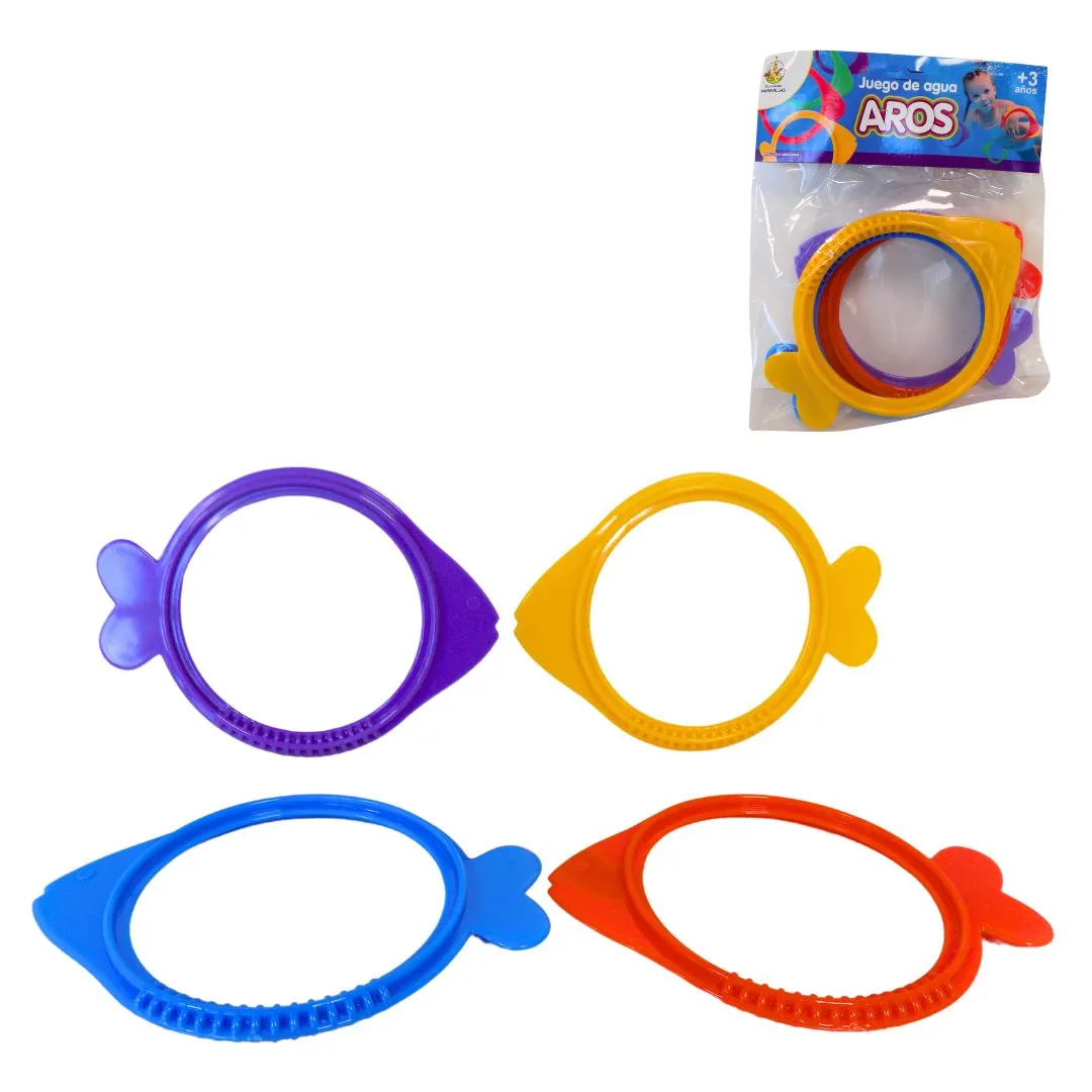 Peces Aros Sumergibles x 4 en Bolsa
